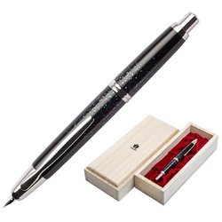 Ручка перьевая Namiki Capless Raden Galaxy цвет чернил черный цвет корпуса черный